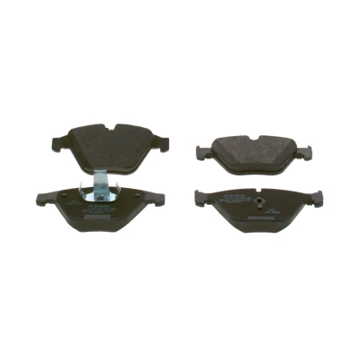 Image of 34116794915, 34116794919 Brake pad set BOSCH 0 986 424 608 Low Metallic BMW: 5 Saloon