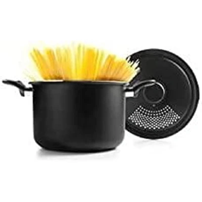 Image of Ibili IB411522 Pasta Pot with Strainer lid, 22 cm, Stainless Steel, Silver