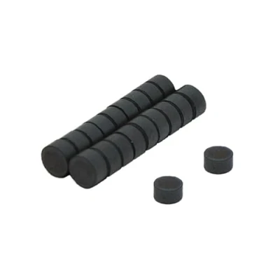 Image of Y10 Ferrite Magnets for Arts, Crafts, Model Making, DIY and Hobbies 5mm dia x 3mm thick Pack of 20