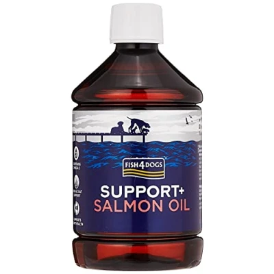 Image of Fish4Dogs Norwegian Salmon Oil Packed with Omega 3, 6 and 9 for itchy skin shiny coat Fish food topper Dogs Functional dog supplement joint health (500ml)