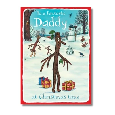 Image of The Gruffalo Danilo Promotions Ltd Official Christmas Card for Daddy, Daddy