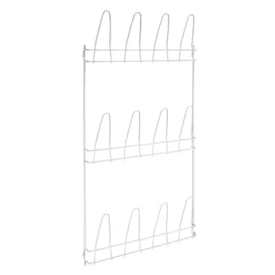 Image of Metaltex Penny 36611214080 Wall Mounted Shoe Rack 6 Pairs Metal White 40x6x77.5cm