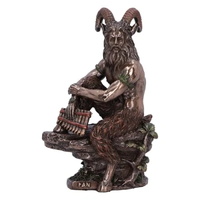 Image of Nemesis Now Pan Greek God of the Wild (Medium) 15.5cm, Resin, Cast in Finest Expertly Hand Painted