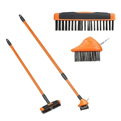 Image of Telescopic 3 in 1 Steel Weed Brush By Green Blade