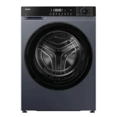 Image of Haier X Series 5 Washing Machine, 13kg, 1400 rpm, A 20 percent Energy Class, 15 Programmes, Smart AI Cycle, Dual Spray, Graphite Black Door, 64x60x85 cm HW130BP14357GUUK