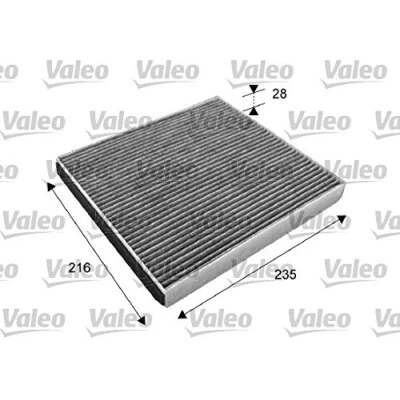 Image of 8713950030, 87139YZZ01 Pollen Filter VALEO CLIMFILTER PROTECT 715641 Activated Carbon 235mm 215mm 30mm LEXUS: LS III, GS II, SC II Convertible