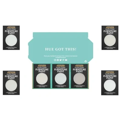 Image of Rust Oleum Furniture Paint in Gloss Finish Delicate Greys Tester Box