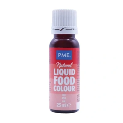 Image of PME 100% Natural Food Colour Liquid Red (25ml)