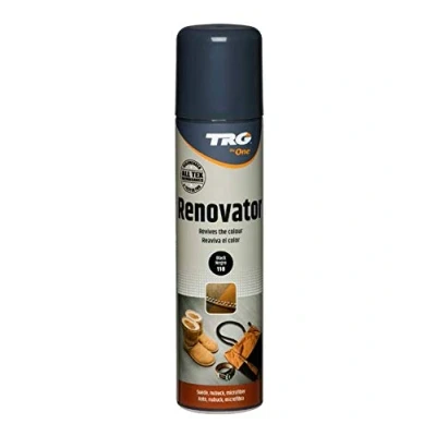 Image of TRG The One Renovator, Suede, Nubuck and Microfiber Renewal Spray, 118 Black, 250 ml