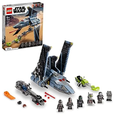 Image of LEGO Star Wars The Bad Batch Attack Shuttle 75314 Awesome Toy with 2 Speeders Minifigures of Clones (969 Pieces)