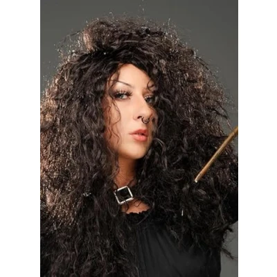 Image of Womens Bellatrix LeStrange Style Wild Brown Death Eater Wig