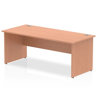 Image of Impulse Panel End 1800 Rectangle Desk Beech I000374