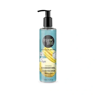 Image of Organic Shop Firming Shower Gel Lemon Macaron, 280 ml