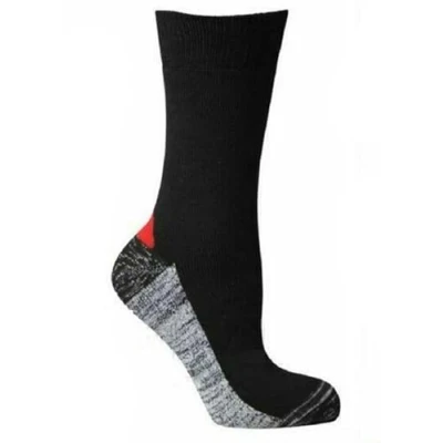 Image of Tesmark 6/12 Pairs Multi Pack Mens Big Foot Functional Work Socks, Soft Cuff Shin Crew Mid Bandage Assorted Colours Socks UK Size 11 14 (11 14, Assorted, 12)
