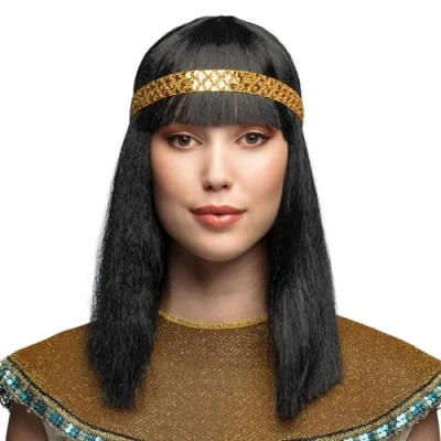 Image of Boland 85798 Cleopatra Wig, Black, One Size