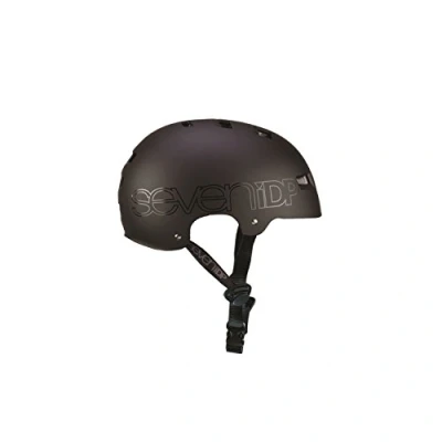 Image of 7 iDP M3 Classic Dirt Jump/BMX Style Bicycle Open face Vented Helmet (Matt Black/Gloss Black, L/XL)
