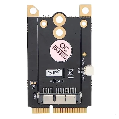 Image of Adapter Card, Mini PCIE to BCM94630 Converter for Windows 7 8 8.1 OS X/Broadcom /BCM94360CD/BCM943602CS/BCM94360CS2/BCM94331CD/BCM94360CSAX/BCM943224P