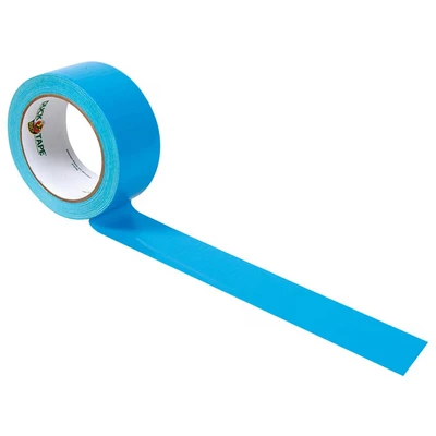 Image of Duck Tape Solid Colours Electric Blue. Repair, craft, personalise, decorate and educate 48mm X 18.2m