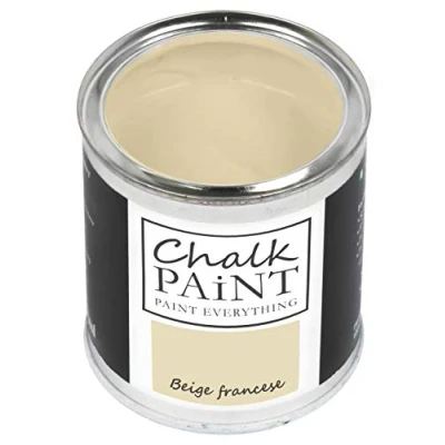 Image of Chalk Paint Everything® Beige Francese (French Beige) 250 ml Water Based for Shabby Chic Furniture, Décor, and Upcycling Projects Non Toxic, Easy to Apply