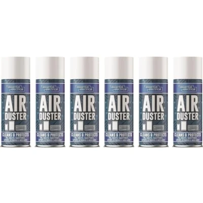 Image of Compressed Air Duster Spray Cleaner Electronics, Removal of Dust and Debris from Electronics Keyboard 200ml x 6 Cans