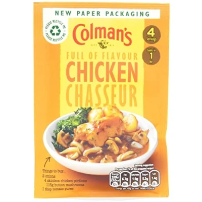 Image of Colmans Packet Sauces (Chicken Chasseur Mix 3 x 39g)