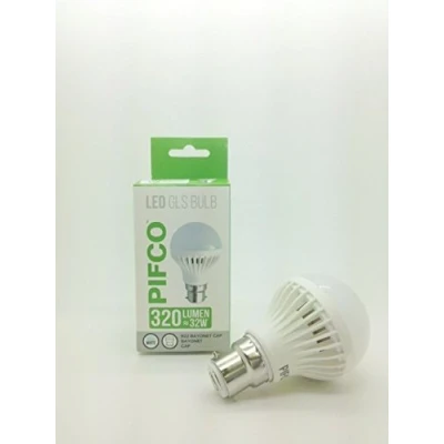 Image of PIFCO LED GLS Bulb 5W B22 Bayonet Cap Cool Energy (BLB1201), White, Regular