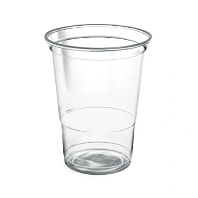 Image of Premium Disposable Beer Tumblers 16oz / 470ml Sleeve of 50 Plastic Tumblers, Party Glasses