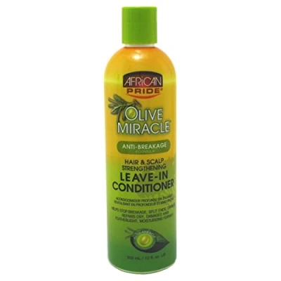 Image of African Pride Olive Miracle Leave In Conditioner 12oz (6 Pack)