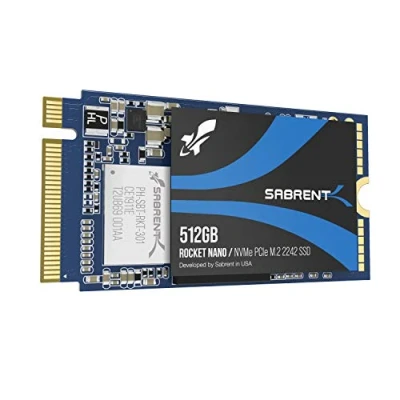 Image of SABRENT 2242 M.2 NVMe SSD 512gb, 1700MB/s Read, 42mm PCIe 3.0 X4, Internal Solid State Drive, High Performance Compatible with All PCs, NUCs, and Laptops (SB 1342 512)