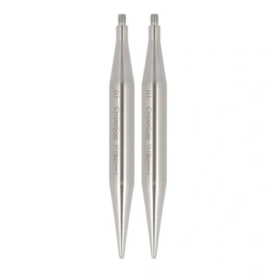 Image of ChiaoGoo Twist Lace Stainless Steel (8cm, 8mm) Interchangeable Knitting Needle Tips 2 Pieces