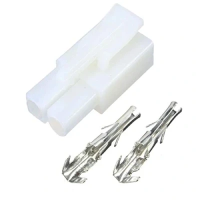 Image of C FUNN Male Connector Plug &amp; 2 Female Terminals For Optimate Accumate Battery Charger