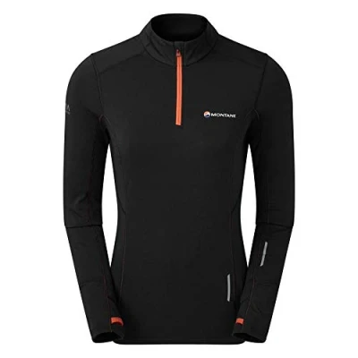 Image of Montane VIA Katla Women&#039;s Half Zip Top AW22 Black