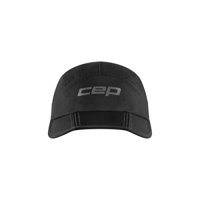 Image of CEP Core Run Foldable Cap One Size Black