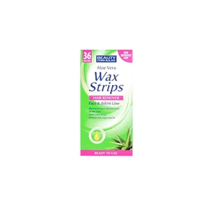 Image of Hair Removal Face &amp; Bikini Line Wax Strips (36 Pack) (1)