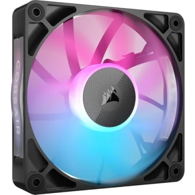 Image of Corsair iCUE LINK RX120 RGB 120mm PWM Fan Magnetic Dome Bearing Single Black