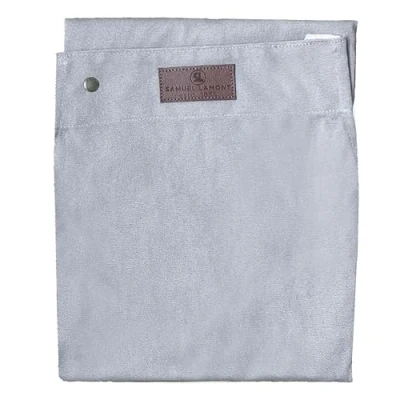 Image of Samuel Lamont Cooking Apron Premium Kitchen for Chefs and Home Cooks Stylish Durable Chef&#039;s Cooking, Grilling Baking Grey Canvas One Size