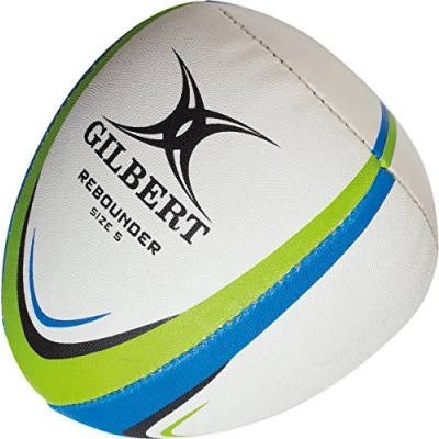 Image of Gilbert Rugby Sports Training &amp; Practice Rebounder Match Half Ball Size 5