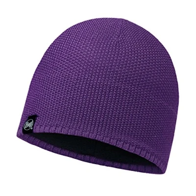 Image of Buff Knitted Headwear Laska Plum/Black, Adult/One Size