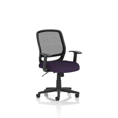 Image of Mave Task Operator Chair Black Mesh With Arms Bespoke KCUP1266