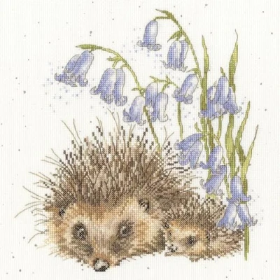 Image of Bothy Threads Counted Cross Stitch Kit Love and Hedgehugs