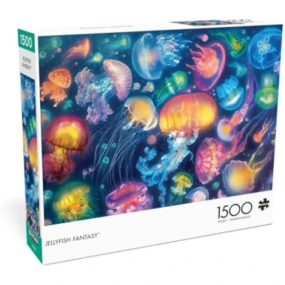 Image of Buffalo Games Jellyfish Fantasy 1500 Piece Jigsaw Puzzle