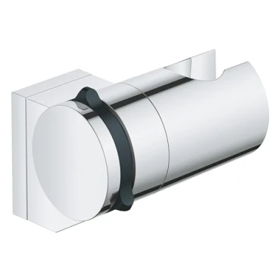 Image of GROHE Vitalio Universal QuickFix Adjustable Wall Holder for Hand Showers, Holding Force Maximum 20 kg, Extra Easy to Fit QuickGlue, Chrome, 26183001