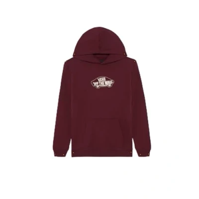 Image of Vans Unisex Kids Off The Wall Board Pullover b Hooded Sweatshirt, Red, 14 16 Years UK