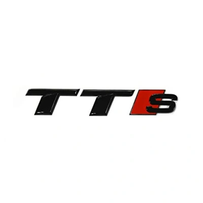 Image of Audi 8S0071804 Lettering TTS Black Tuning Exclusive Edition Sticker Emblem