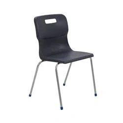 Image of Titan 4 Leg Chair Size 6 460mm Seat Height Charcoal T16 C