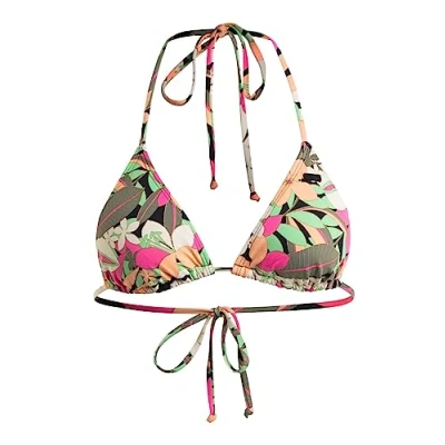 Image of Roxy Printed Classics TIKI TRI Bikini top, Women&#039;s, Size: Medium, Kvj