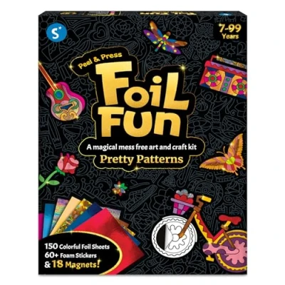 Image of Skillmatics Art &amp; Craft Activity Foil Fun Pretty Patterns, Mess free Art, Magnets Supplies, DIY Colorful Creative Activity, Kits, Gifts for Kids, Teens, Adults, Families
