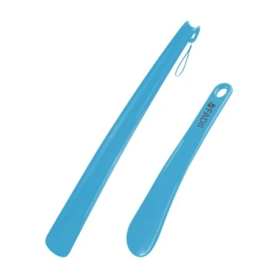 Image of FADII Shoe Horn Long Handled 45cm+22cm Plastic Shoehorn for Men, Women with Comfort Grip Horns Flexible Extra Elderly