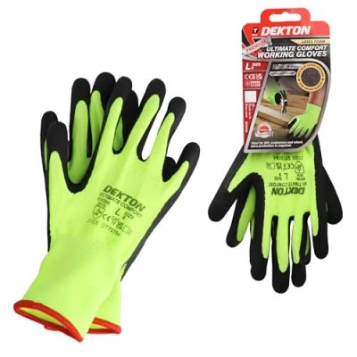 Image of DEKTON DT70764 Working Glove, Multicolour, 2 Count (Pack of 1)