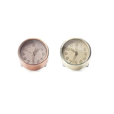 Image of Kikkerland Alarm Clock, Assorted Gold and Copper, 1 EA